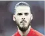  ??  ?? David de Gea, que no está rindiendo al nivel esperado con España, aunque aun se confía en él.