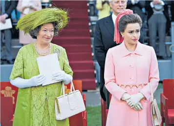  ??  ?? Marion Bailey and Helena Bonham Carter in Netflix’s The Crown (above); Sally Lindsay stars in Cold Call (below, left)