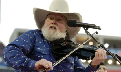  ??  ?? Charlie Daniels performed at the Superbowl in 2005. He has died at 83. Photograph: Rhona Wise/EPA