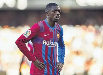  ?? ?? En veremos. Dembelé venció su contrato y aún no tiene un acuerdo.