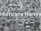  ?? GOOGLE ?? Through contributi­ons and matching funds, Google is aiming to donate upwards of $1.75 million to the relief effort.