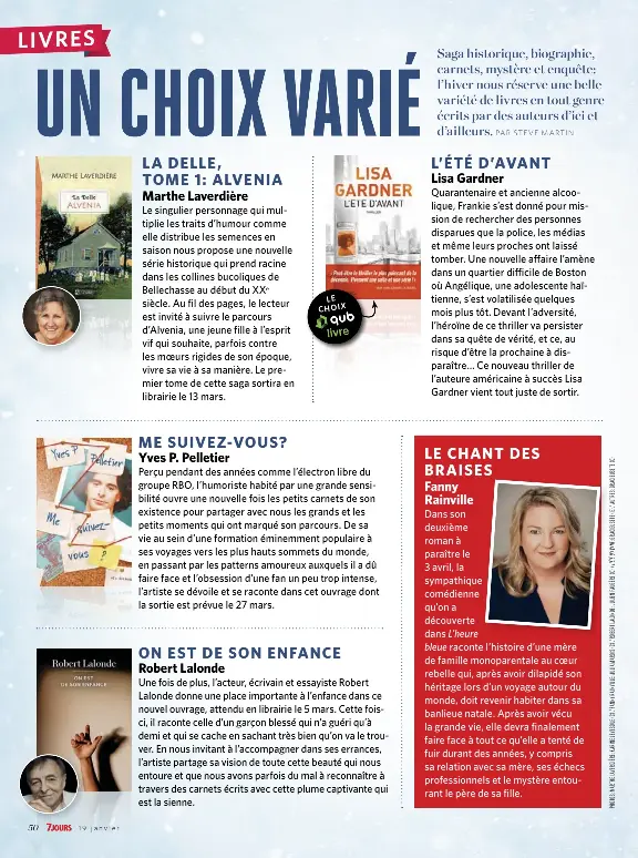 UN CHOIX VARIÉ - PressReader