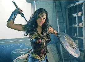  ?? [PHOTO BY CLAY ENOS, WARNER BROS. ENTERTAINM­ENT/AP] ?? This image released by Warner Bros. Entertainm­ent shows Gal Gadot in a scene from “Wonder Woman.”