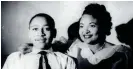  ?? AP FILE ?? Emmett Till is seen with his mother, Mamie Till Mobley.