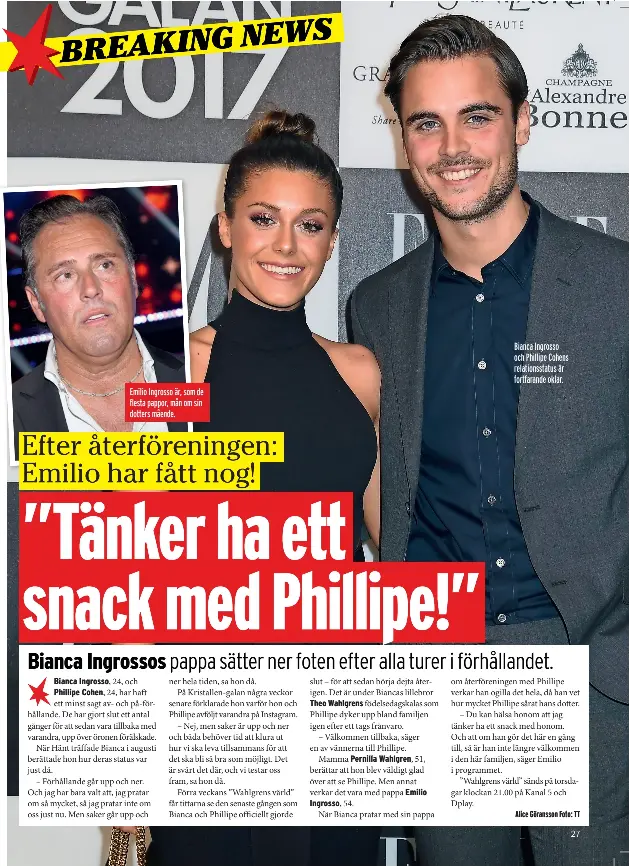 Efter Aterforeningen Emilio Har Fatt Nog Tanker Ha Ett Snack Med Phillipe Pressreader