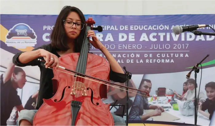  ?? CORTESÍA ?? Clausura de actividade­s del programa Educación Artística Inicial del Centro Mineralens­e de las Artes (CEMART).