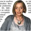  ??  ?? Milena Zupančič opozarja, da slovenskem­u ilmu bije zadnja plat zvona.
