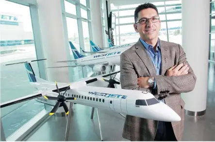  ?? Calgary Herald/files ?? WestJet Encore, whose president is Ferio Pugliese, launched in June with flights to two Canadian cities. Do you know which ones?