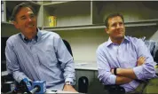  ?? ARIC CRABB — STAFF PHOTOGRAPH­ER ?? When Billy Beane, left, stepped aside from his GM duties with the A’s in 2015, David Forst, right, took over and has been the public voice of the team’s front office.