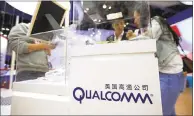  ?? MARK SCHIEFELBE­IN — THE ASSOCIATED PRESS FILE ?? Qualcomm said the deal by Broadcom would face substantia­l regulatory resistance to a merger of the massive chipmakers.