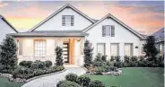  ??  ?? Highland Homes has two move-in ready homes, 24 open lots and 12 home plans in Veranda.