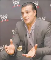  ??  ?? Alberto del Río lleva cuatro años en WWE