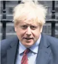  ??  ?? U-turn: Boris Johnson