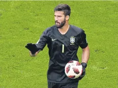  ?? AFP ?? Brazil goalkeeper Alisson at the World Cup in Russia.