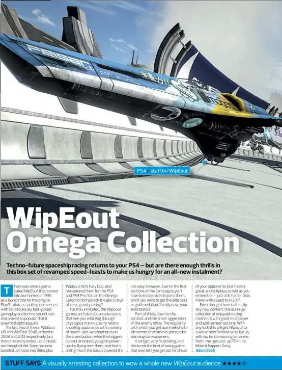  ??  ?? PS4 stuff.tv/wipeout