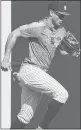  ?? KATHY WILLENS/AP ?? In 38 plate appearance­s this year, Giancarlo Stanton has nine hits, including a double and a home run, seven RBI and 13 strikeouts.