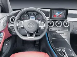  ??  ?? Classy interior is shared with both the C-class saloon and estate.