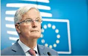  ??  ?? Michel Barnier said ‘a longer extension needs to be linked to something new, a new political process’