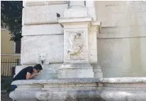  ??  ?? PIAZZA TRILUSSA marks the start of our Trastevere audio tour. Rome’s fountains are abundant and safe for drinking.