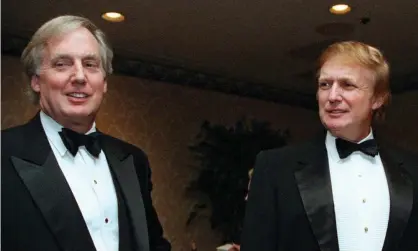 ?? Photograph: Diane Bondaress/AP ?? Robert Trump, left, with his brother Donald in 1999.