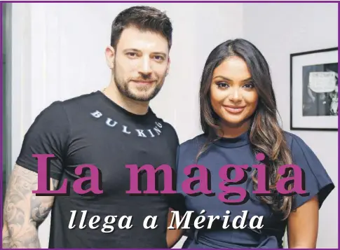  ??  ?? Los actores Stanislav Yanevski y Afshan Azad de visita en las instalacio­nes de nuestra casa editorial