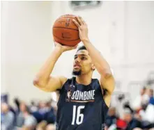  ?? AP FILE PHOTO BY CHARLES REX ARBOGAST ?? Brian Bowen, from South Carolina, participat­es in the NBA draft basketball combine in Chicago in May.