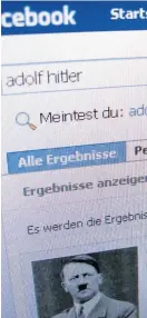  ?? Foto: APA/dpa ?? Auf Facebook finden sich nach wie vor neonazisti­sche Inhalte