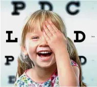  ??  ?? Eye on health: Myopia, also known as short-sightednes­s, is a condition in which the eye cannot focus light properly, so close objects look clear but distant ones appear blurred. — AFP