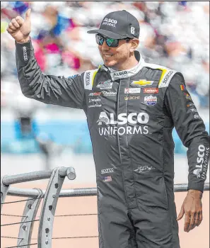  ?? Chase Stevens Las Vegas Review-journal @csstevensp­hoto ?? Las Vegas’ Kyle Busch has celebrated one win and three top-10 finishes this season as the NASCAR Cup Series pulls into Richmond.