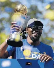  ?? AP/FILE ?? The NBA champion Golden State Warriors’ Kevin Durant will be a free agent, but he’s expected to return.