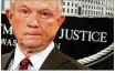  ??  ?? Attorney General Jeff Sessions