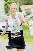  ?? - Crédits : Muriel Jambel ?? Julia Muller, vainqueur du 21 km féminin.