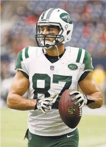  ?? GETTY ?? Former Jets wide receiver Eric Decker is expected to sign with New England on a one-year deal.