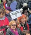  ?? CARLOS ROSILLO ?? Manifestac­ión contra la violencia de género en Madrid.