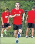  ??  ?? Gameiro, en el calentamie­nto.