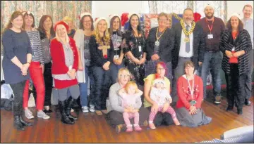  ??  ?? The Christmas Appeal 2017 has been launched by Sure Start in Hinckley.