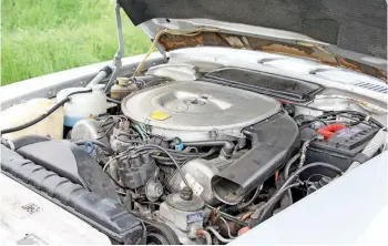  ??  ?? The first engine option was a 3499cc V8, but six- cylinder alternativ­es were later added to the options list, as were bigger V8s to compensate for loss of power due to US emissions regs.