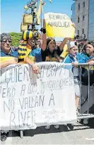  ??  ?? Hinchas de Boca Juniors.