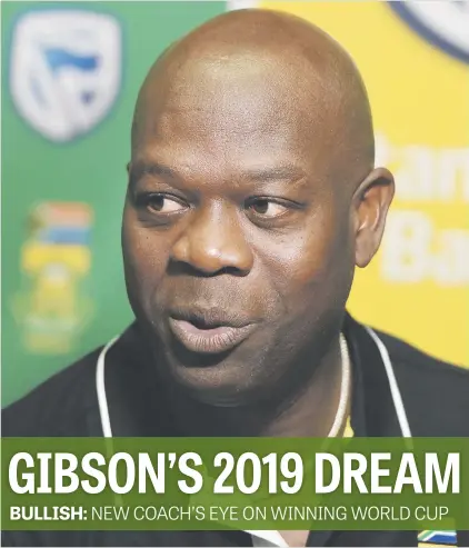  ?? Picture: Neil McCartney ?? HOT SEAT. Newly-appointed Proteas coach Ottis Gibson has set the bar high.