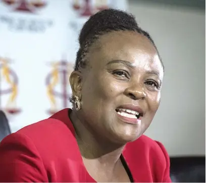  ?? Picture: Jacques Nelles ?? UNDER ATTACK. Public Protector Busisiwe Mkhwebane is accused of exceeding her powers.