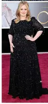  ??  ?? Old look...Adele in 2013 before working off weight