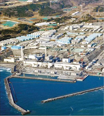  ?? THE ASAHI SHIMBUN / GETTY IMAGES ?? The Fukushima Daiichi nuclear power plant, as seen in March, has been a focal point for concerns over the Japan