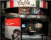  ??  ?? Pointe-à-Callière’s exhibition Italian Montréal shows how cafés have been important gathering places for Italo-Montrealer­s.