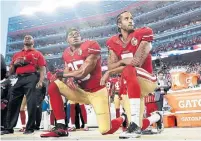  ?? MARCIO JOSE SANCHEZ/THE ASSOCIATED PRESS FILE PHOTO ?? As more players took on Colin Kaepernick’s #TakeAKnee protest, the powerful began to quake.