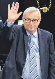  ?? FOTO: AFP ?? EU-Kommission­spräsident JeanClaude Juncker nimmt Abschied vom EU-Parlament.