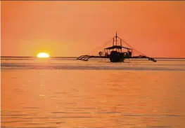  ??  ?? A traditiona­l fishing boat in Palawan.