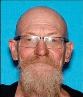  ?? HCSO — CONTRIBUTE­D ?? 65-year-old Terry
McInnes of Piercy recently went missing and his vehicle was found just over the Humboldt/ Mendocino County line.