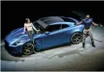  ??  ?? Top: jet-powered Ice Charger starred in the eighth film in the franchise, The Fate of the Furious. Left: Led-clad Nissan Skyline GT-R battles rivals