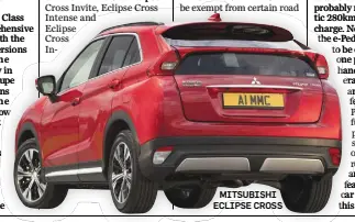  ??  ?? MITSUBISHI ECLIPSE CROSS