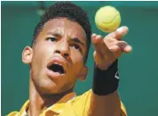  ?? PHOTO AFP ?? Félix Auger-Aliassime n’a pas fait le poids face à la septième raquette mondiale.